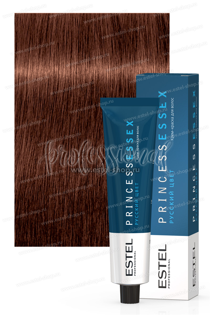 Estel Princess Essex 5/75 Светлый шатен коричнево-красный (Тёмный палисандр) Краска для волос 60 мл.