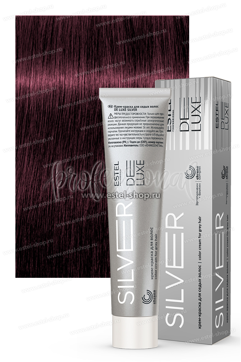Estel DeLuxe Silver 4/6 Шатен фиолетовый