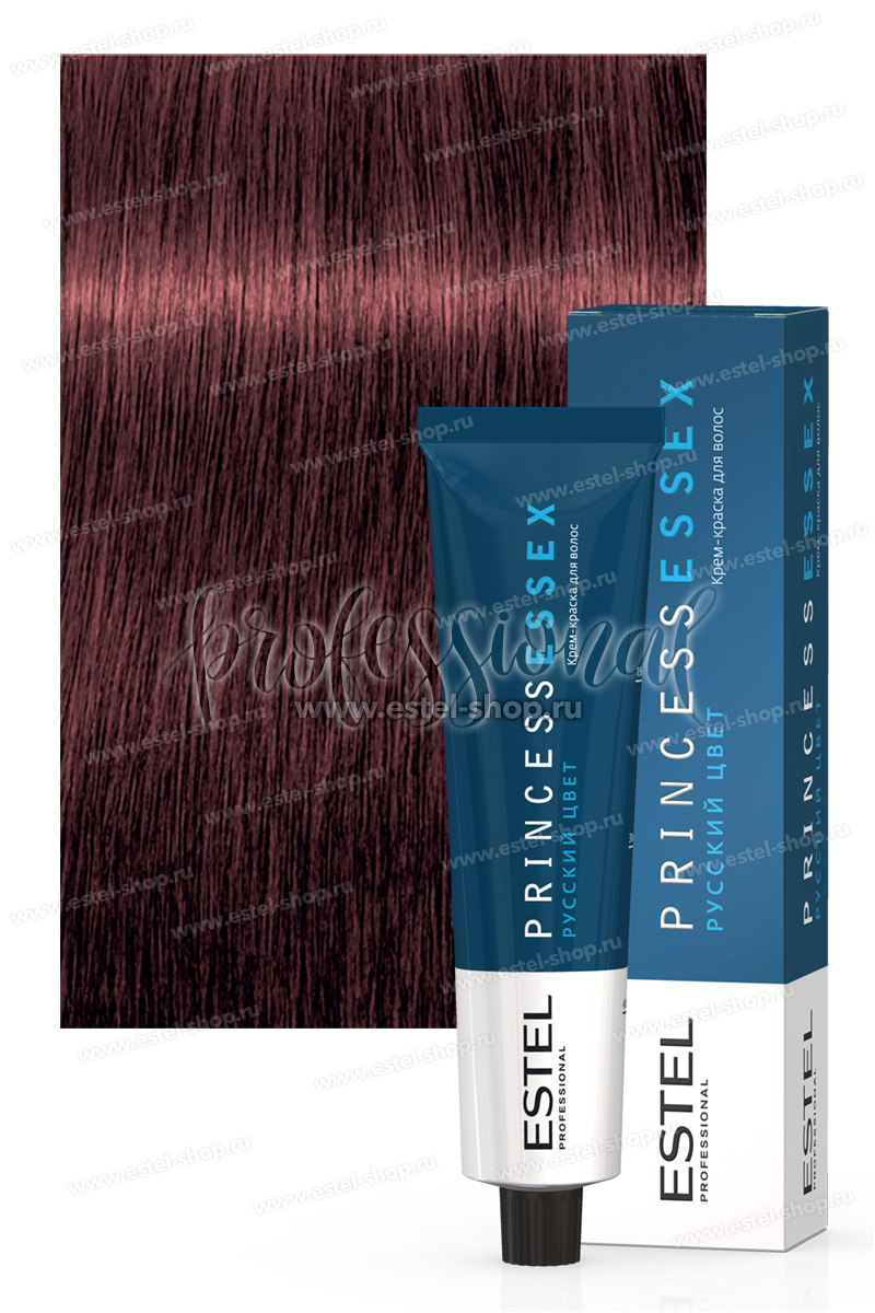 Estel Princess Essex 6/76 Тёмно-русый коричнево-фиолетовый (Благородная умбра) Краска для волос 60 мл.