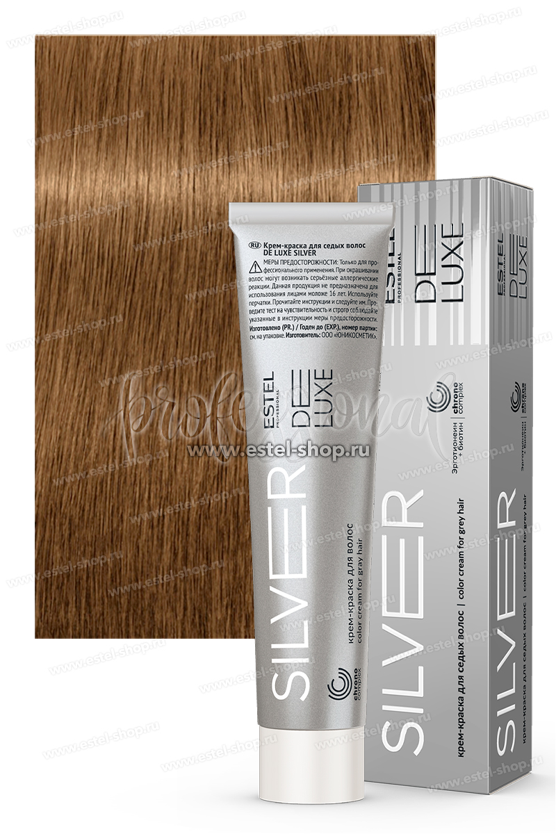 Estel DeLuxe Silver 8/37 Светло-русый золотисто-коричневый