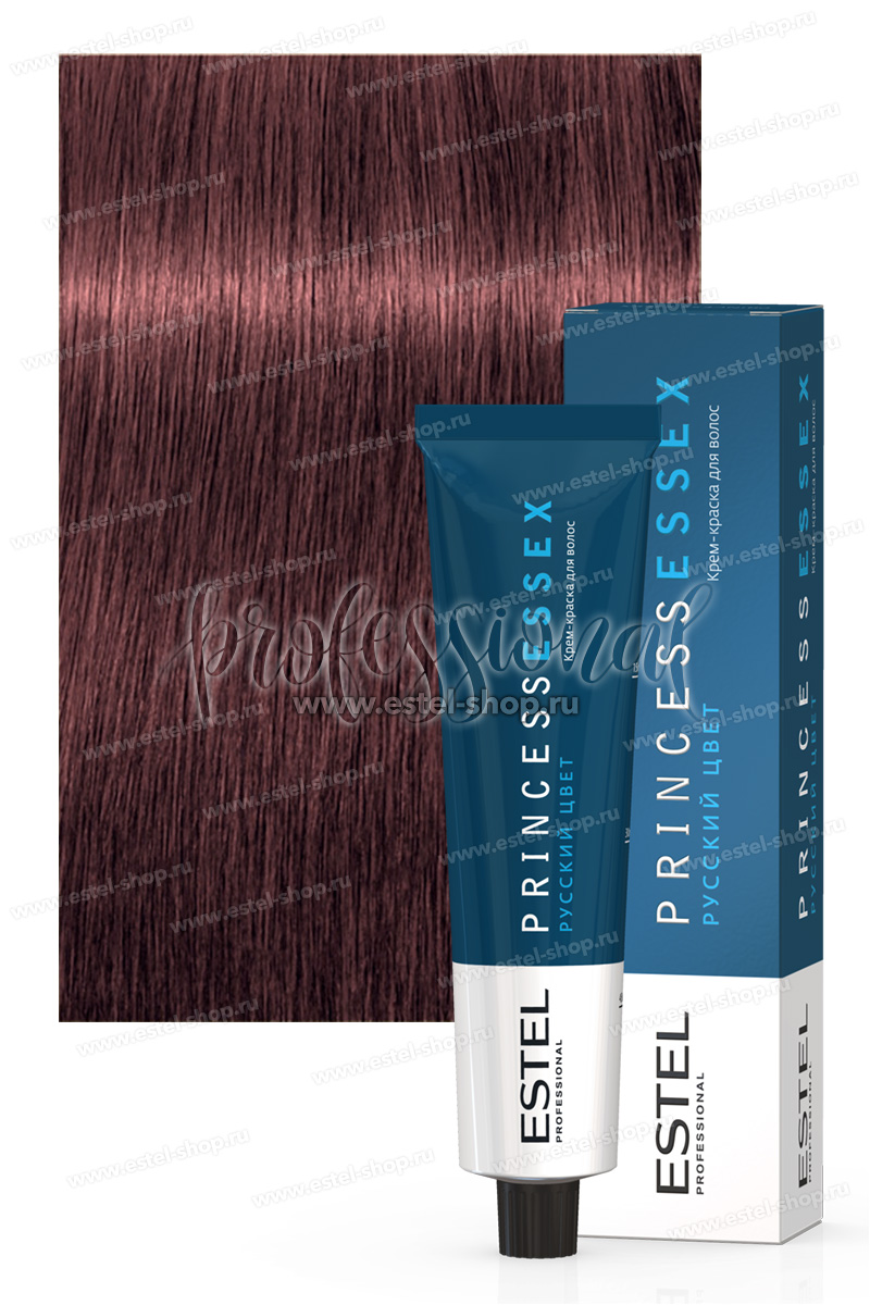 Estel Princess Essex 7/76 Средне-русый коричнево-фиолетовый Краска для волос 60 мл.
