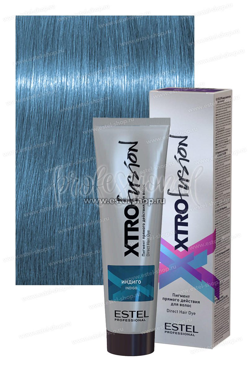 Estel XTRO FUSION Пигмент прямого действия для волос Индиго 100 мл. -Интернет-магазин Estel Professional