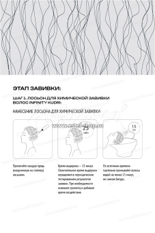 Estel Infinity KUDRI Лосьон 1М для химической завивки окрашенных и поврежденных волос 300 мл.