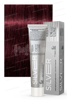 Estel DeLuxe Silver 4/56 Шатен красно-фиолетовый