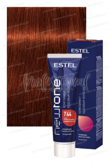 Estel NewTone 7/44 Русый медный интенсивный Тонирующая маска для волос 60 мл. - Интернет-магазин Estel Professional
