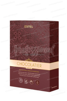 Estel Chocolatier Набор "Бархатное прикосновение": Шампунь 250мл.+Бальзам 200мл.+Гель для душа 200мл.