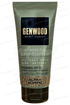 Estel Alpha Homme Genwood Gel-масло для бритья 100 мл. - Интернет-магазин Estel Professional